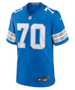 Alternative view of Dan Skipper Detroit Lions Nike Team Game Jersey -  Blue