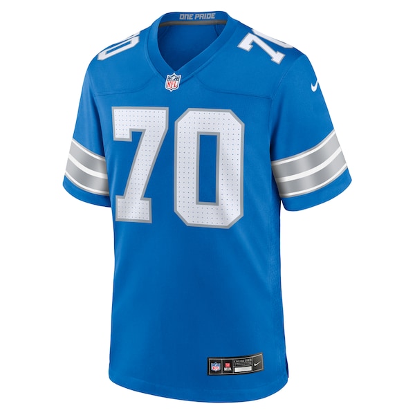 Dan Skipper Detroit Lions Nike Team Game Jersey - Blue - Image 2