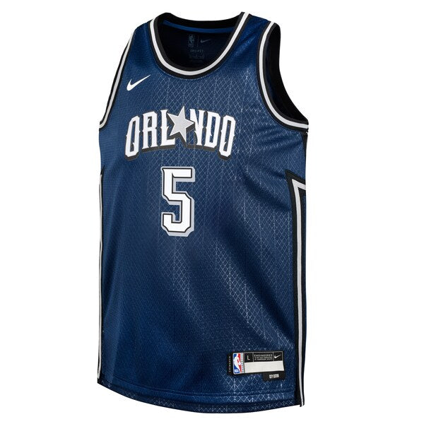 Paolo Banchero Orlando Magic Nike Youth Swingman Replica Jersey - City Edition - Navy - Image 3