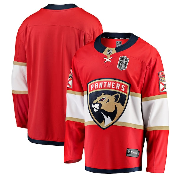 Florida Panthers 2025 Stanley Cup Final Home Breakaway Jersey - Red