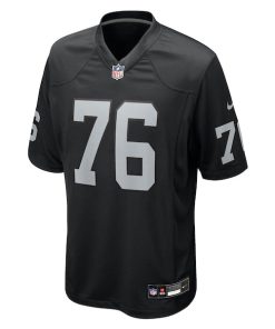 Alternative view of Caleb Rogers Las Vegas Raiders Nike Team Game Jersey -  Black