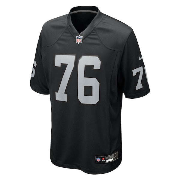 Caleb Rogers Las Vegas Raiders Nike Team Game Jersey - Black - Image 2