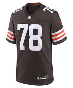 Alternative view of Jack Conklin Cleveland Browns Nike Team Game Jersey -  Brown