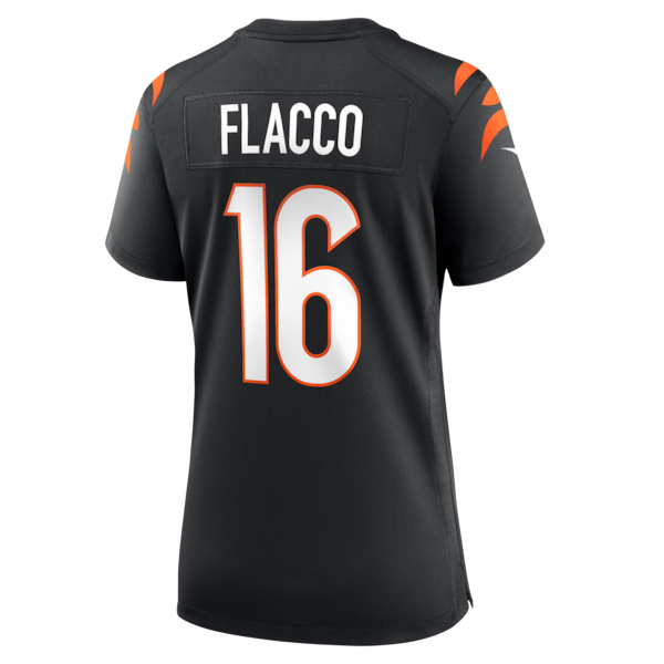 Joe Flacco Cincinnati Bengals Nike Women's Team Game Jersey - Black - Image 3