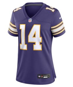 Alternative view of Sam Darnold Minnesota Vikings Nike Women's Alternate Game Jersey -  Purple