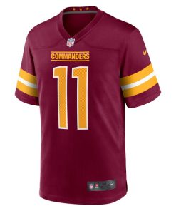 Alternative view of Jeremy Chinn Washington Commanders Nike Game Jersey -  Burgundy