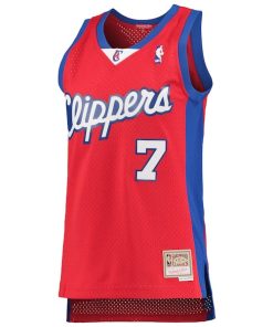 Alternative view of Lamar Odom LA Clippers Women's 2000/01 Hardwood Classics Swingman Jersey - Red
