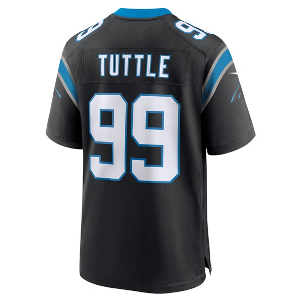 Shy Tuttle Carolina Panthers Nike Game Player Jersey - Black - Image 3