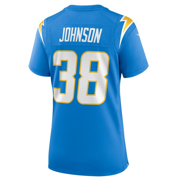 Emany Johnson Los Angeles Chargers Nike Women's Team Game Jersey - Powder Blue - Image 4