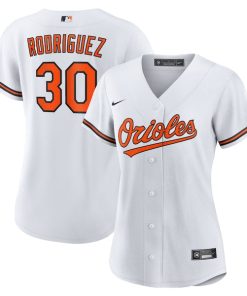 Grayson Rodriguez Baltimore Orioles Nike Women's Home Replica Jersey - White