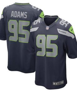 Myles Adams Seattle Seahawks Nike Game Player Jersey - College Navy