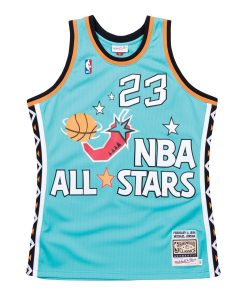 Alternative view of MICHAEL JORDAN Chicago BULLS 1996 East ALL STAR M&N Authentic Jersey