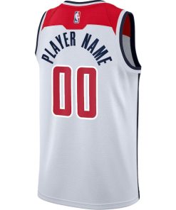 Alternative view of Washington Wizards Nike 2020/21 Swingman Custom Jersey - Association Edition - White