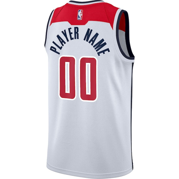 Washington Wizards Nike 2020/21 Swingman Custom Jersey - Association Edition - White - Image 2