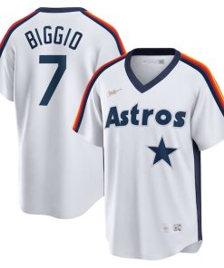 Craig Biggio Houston Astros Nike Home Cooperstown Collection Logo Player Jersey - White