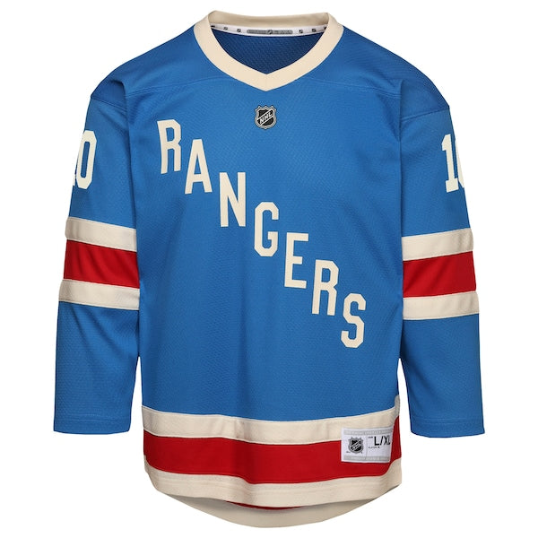 Artemi Panarin New York Rangers Youth Centennial Replica Jersey - Blue - Image 2