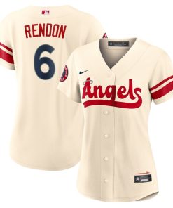Anthony Rendon Los Angeles Angels Nike Women's 2022 City Connect Replica Player Jersey - Cream
