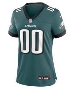 Alternative view of Philadelphia Eagles Nike Women's Custom Game Jersey - Midnight Green