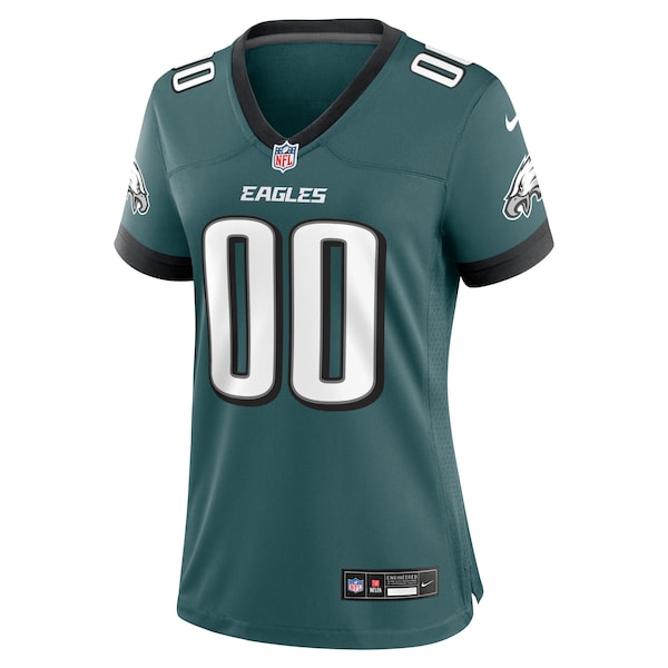 Philadelphia Eagles Nike Women's Custom Game Jersey - Midnight Green - Image 2