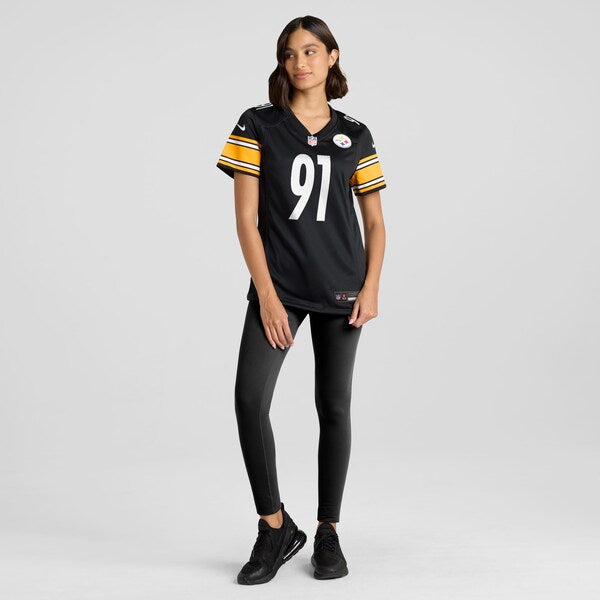 Preston Smith Pittsburgh Steelers Nike Women's Game Jersey - Black - Image 5