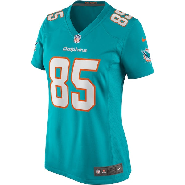 Mark Duper Miami Dolphins Nike Women's Game Retired Player Jersey - Aqua/White - Image 3