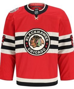 Alternative view of Chicago Blackhawks  2025 NHL Winter Classic Authentic Pro Jersey - Red