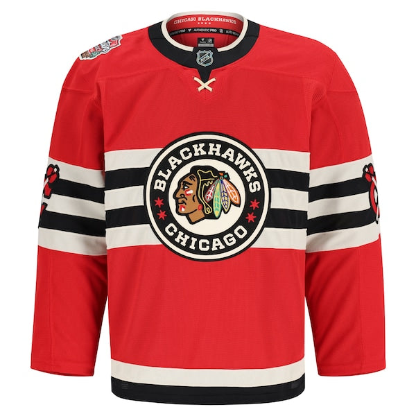 Chicago Blackhawks 2025 NHL Winter Classic Authentic Pro Jersey - Red - Image 2
