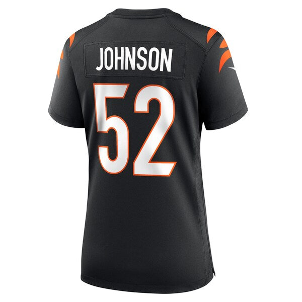 Cedric Johnson Cincinnati Bengals Nike Women's Game Jersey - Black - Image 4