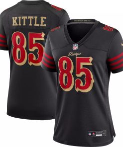 Women's George Kittle San Francisco 49ers Nike 2025 RIVALRIES Game Jersey - Black