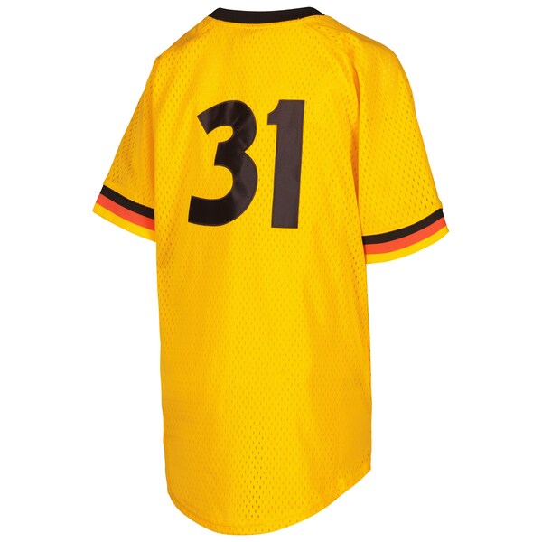 Dave Winfield San Diego Padres Youth Cooperstown Collection?Mesh Batting Practice Jersey - Gold - Image 3