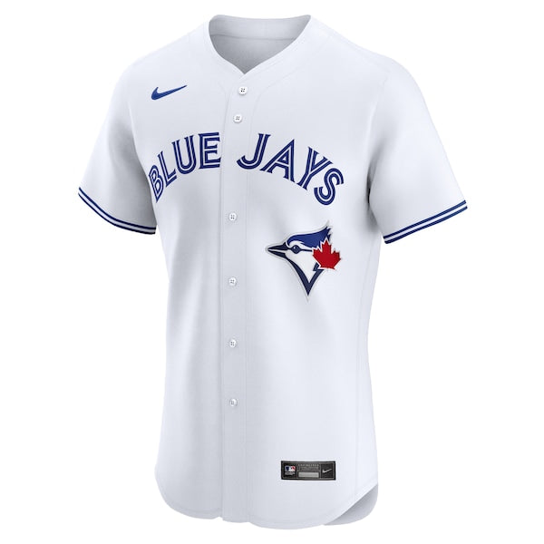 Toronto Blue Jays Nike Home Elite Custom Jersey - White - Image 2