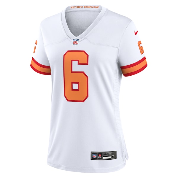 Baker Mayfield '76 Tampa Bay Buccaneers Nike Women's Game Jersey - White/Red/Orange - Image 3