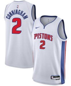 Cade Cunningham Detroit Pistons Nike Youth Swingman Jersey - Association Edition - White