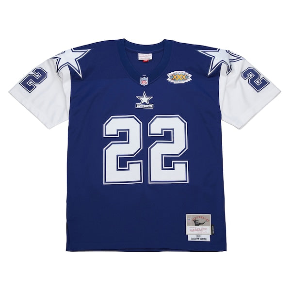 Emmitt Smith Dallas Cowboys 1995 Legacy Replica Jersey - Navy - Image 2