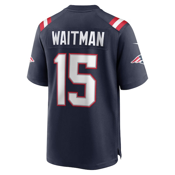 Corliss Waitman New England Patriots Nike Game Jersey - Navy - Image 3