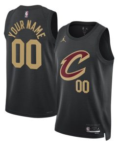 Cleveland Cavaliers Jordan Brand Unisex 2022/23 Swingman Custom Jersey - Statement Edition - Black