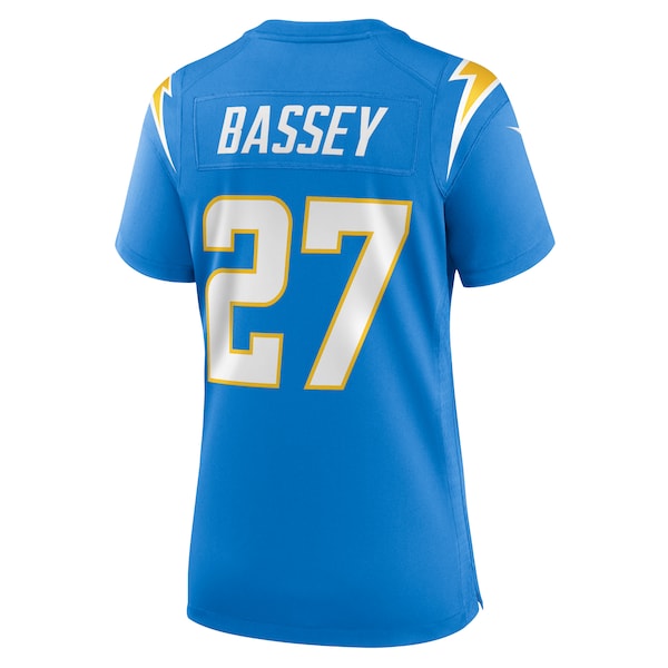Essang Bassey Los Angeles Chargers Nike Women's Game Jersey - Powder Blue - Image 3