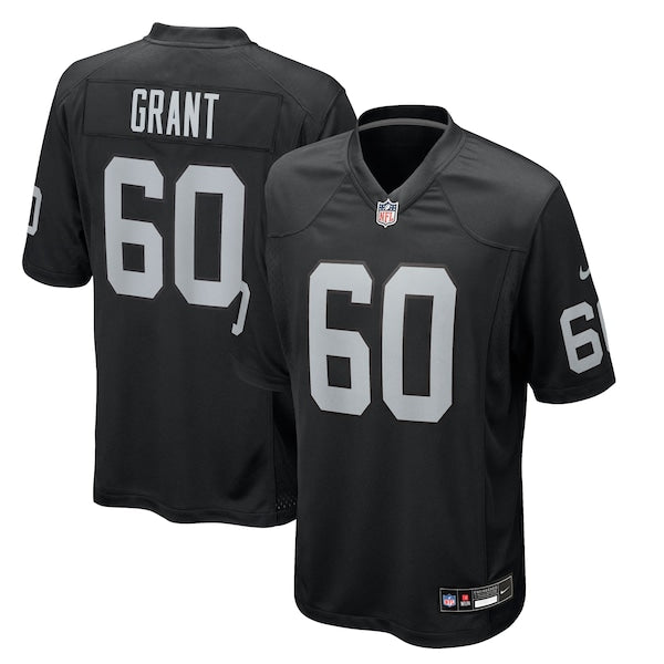 Charles Grant Las Vegas Raiders Nike Team Game Jersey - Black