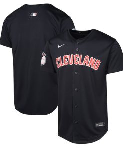 Cleveland Guardians Nike Youth Alternate Limited Jersey - Navy
