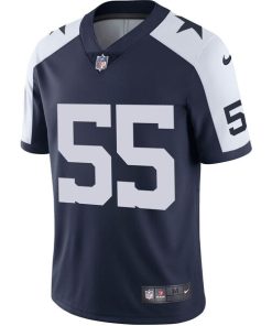 Alternative view of Leighton Vander Esch Dallas Cowboys Nike Alternate Vapor Limited Jersey - Navy