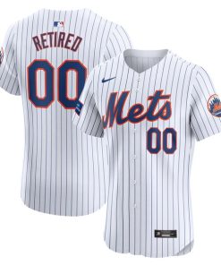 New York Mets Nike Home Elite Pick-A-Player Retired Roster Patch Jersey - White
