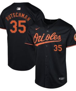 Adley Rutschman Baltimore Orioles Nike Youth Alternate Limited Player Jersey - Black