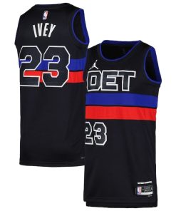Jaden Ivey Detroit Pistons Jordan Brand Unisex Swingman Jersey - Statement Edition - Black