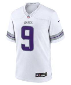 Alternative view of J.J. McCarthy Minnesota Vikings Nike Youth Alternate Game Player Jersey - White