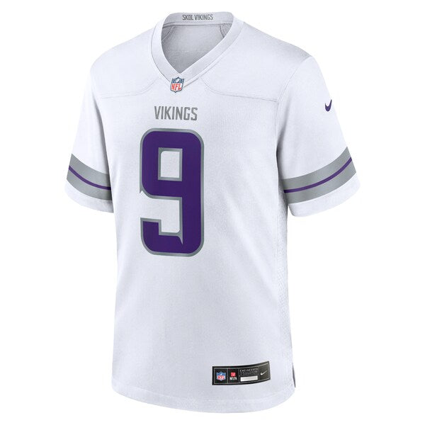 J.J. McCarthy Minnesota Vikings Nike Youth Alternate Game Player Jersey - White - Image 2