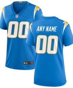 Los Angeles Chargers Nike Women's Custom Game Jersey - Powder Blue