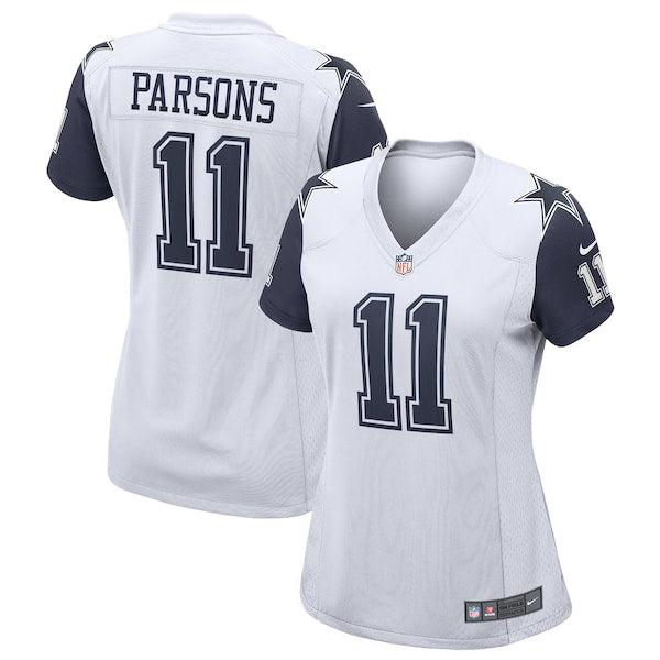 Micah Parsons Dallas Cowboys Nike Women's Alternate Game Jersey - White/Navy - Image 2