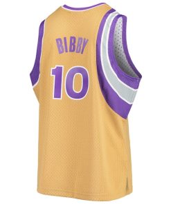 Alternative view of Mike Bibby Sacramento Kings 2005/06 Hardwood Classics Swingman Jersey - Gold