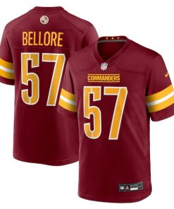 Nick Bellore Washington Commanders Nike Team Game Jersey -  Burgundy