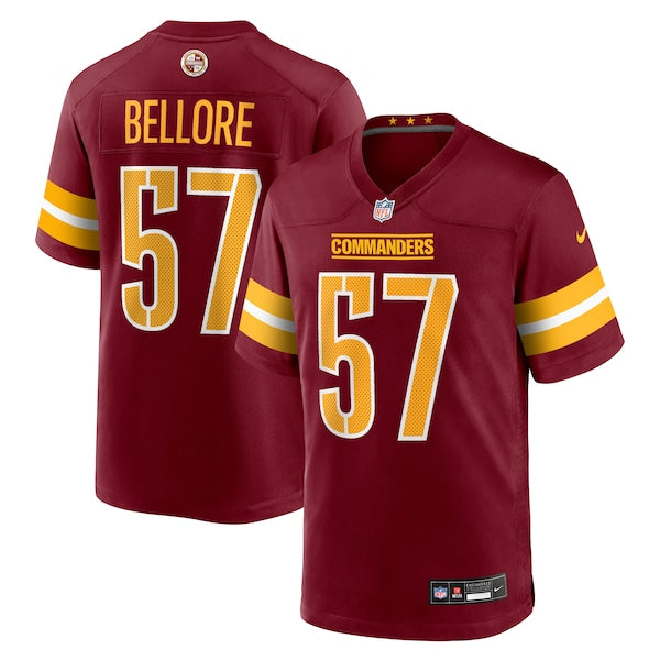 Nick Bellore Washington Commanders Nike Team Game Jersey - Burgundy